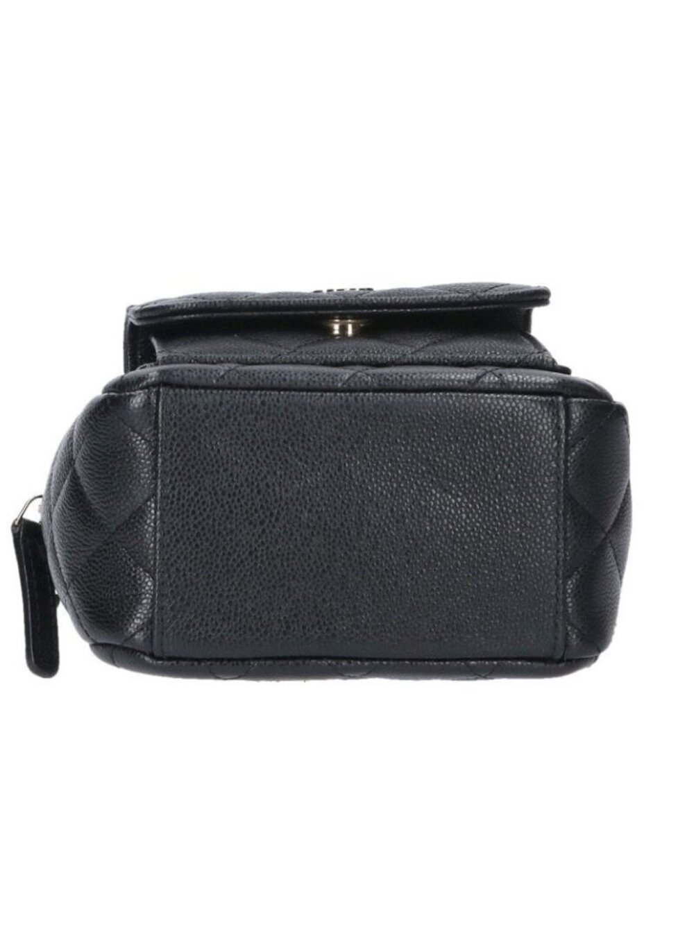 Chanel Quilted CC Logo Caviar Leather 2-Way Mini Backpack - Picture 5 of 5
